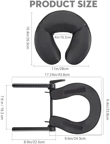 Noverlife Universal Massage Table Face Cradle & Cushion, Multi-Angle - Image 6