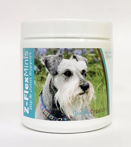 Healthy Breeds Miniature Schnauzer Z-Flex Minis Hip and Joint Support Soft Chews 60 Count by HealthyBreeds