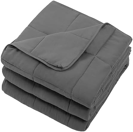 Weighted Blanket for Adults 17lbs, 60"x80", Queen Size Cooling Heavy Throw Blanket for 160-180lbs, Microfiber Soft Big Blankets Weighted Comforter, Grey - Image 6