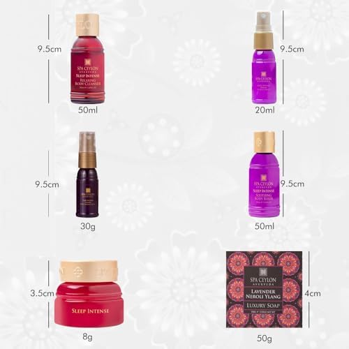 SPA CEYLON Sleep Intense Home Spa Set for Deep Restful Sleep | Ayurveda | Relaxation | Tranquility | Body Gifts Set for Mothers day gifting - Image 2