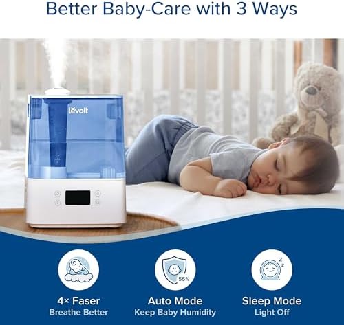 Levoit Classic300S Ultrasonic Smart Top Fill Humidifier, Large 6L Tank, 60H - Image 6
