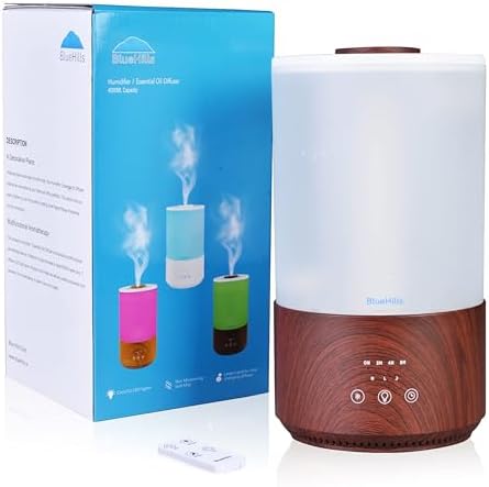 BlueHills 4000 ML Premium 4L Essential Oil Diffuser XL Humidifier Dark Wood - Image 6