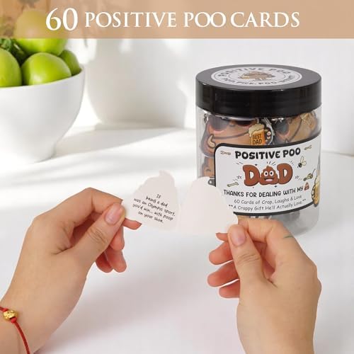 Positive Jar, Affirmation Jar, Emotional Support Jars, Decorative Jars (Poo Dad) - Image 6