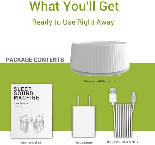 White Noise Machine with Night Light for Sleeping - Image 7