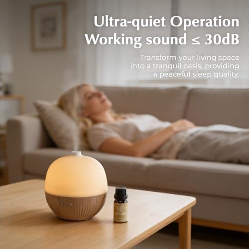 ARVIDSSON Essential Oil Diffuser 2 Pack, 100ml Aromatherapy Diffuser with Mood Light, Ultrasonic Oil Diffusers for Home, Small Diffuser for Essential Oils, Gift for Women - Image 7