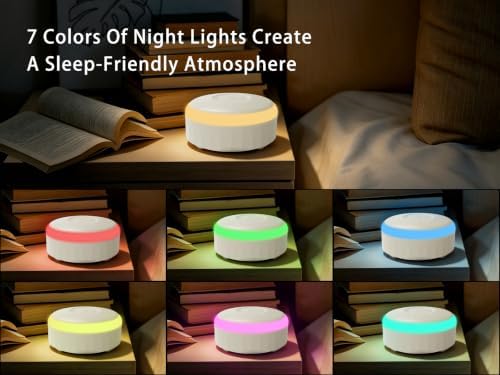 White Noise Sound Machine with Night Light for Sleep Baby Adults - Image 2