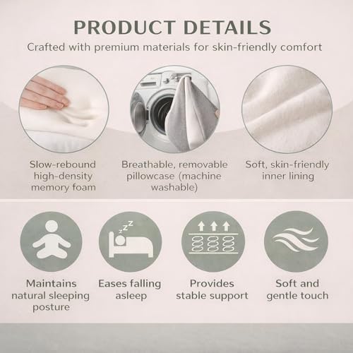 2026 Upgraded Leg Pillow for Side Sleeping with Strap, Knee Pillow Between Legs for Nighttime Sleep, Sciatica Support for Lower Back, Knees, Joints & Spine, Post-Surgery Alignment Pillow - Image 7