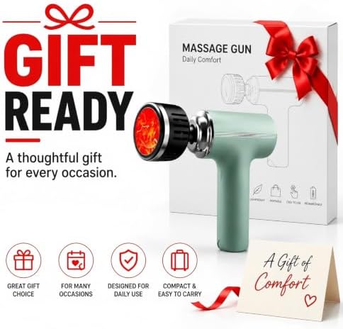 Massage Gun with Heat, Powerful Warming Massage, Home & Travel,Green - Image 7