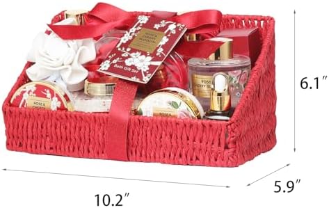 25Pcs Spa Gifts Skin Care Set - Luxurious Rose Spa Gift Baskets for Women - Image 6