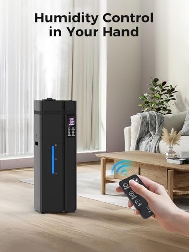 13L/3.43Gal Humidifier Large Room, 800ft² Coverage, 100H Runtime, Auto Humidity Control, Top Fill, Humidifiers for Bedroom, 35dB Quiet, Sleep Mode, Aroma Diffuser, 24H Timer, Auto Shut-off Protection - Image 7