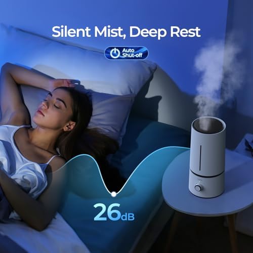 raydrop 1.7L Cool Mist Humidifier for Bedroom Nightstand - Image 6