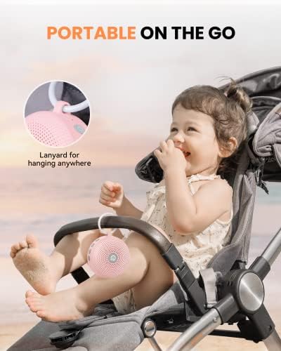 Dreamegg Sound Machine - Portable Sound Machine for Baby Adult, Features Powerful Battery, 21 Soothing Sound, Noise Canceling for Office & Sleeping, Sound Therapy for Home, Travel, Gift - Image 7