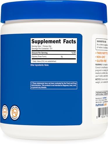 Nutricost Glycine Powder 1lb - Non-GMO, Gluten Free - Image 5