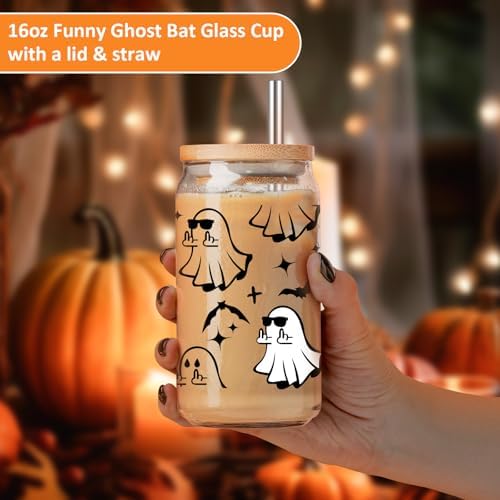 GSPY Ghost Cup, Spooky Halloween Gifts, Boo Basket Stuffers for Women, Her - Image 5