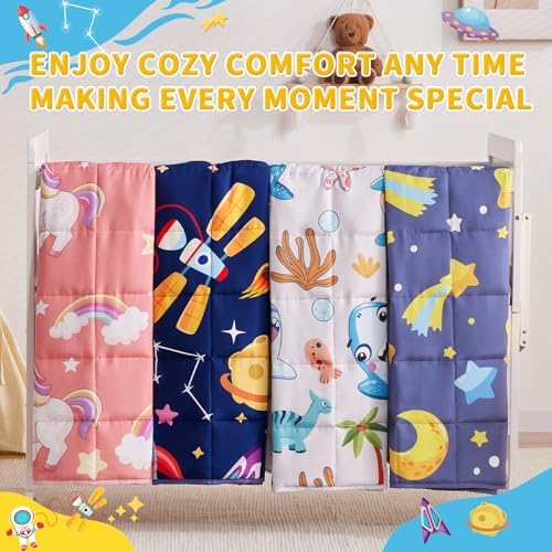 Weighted Blanket 6lbs, 48"x72", Breathable Soft Small Cooling Heavy Blanket - Image 6