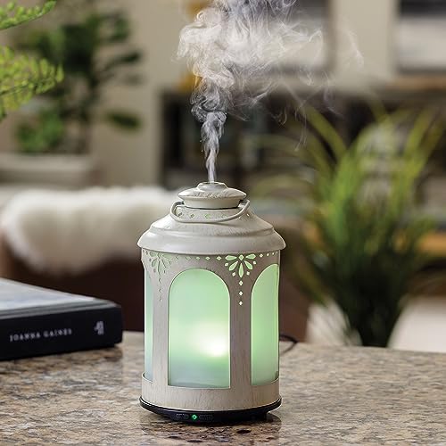 Airome Chelsea Medium Cut-Metal Essential Oil Diffuser|100 mL Humidifying Ultrasonic Aromatherapy Diffuser 8 Colorful LED Lights, Intermittent & Continual Mist, Auto Shut-Off - Image 5