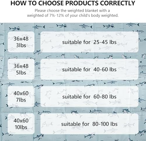 L'AGRATY Weighted Blanket - 36"x48" 5lbs Microfiber Material with Glass Beads Small Blanket for All-Season Summer Fall Winter Soft Thick - Image 6