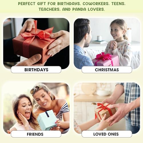 KATINAT Positive Panda Jar – Emotional Support Panda Birthday Gifts for Women Men, Boss Day Gift, Funny Easter Basket Stuffers Gifts for Teens Tweens Teen Girl Gift Trendy Stuff - Image 6