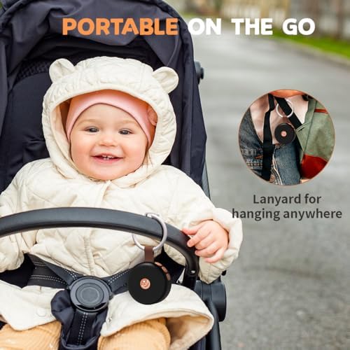 Portable Sound Machine Mini White Noise Machine Baby Shushing Brown Noise Machine with 30 Soothing Sounds for Kids Adults Dogs Auto-Off Timer 32 Volume Levels Sleep Machine for Home Office Privacy - Image 6
