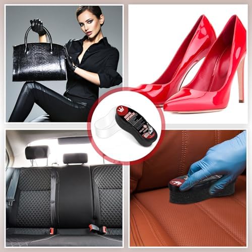 Loopeer 12Pcs Shoe Shine Sponge, Instant Leather Care - Image 7