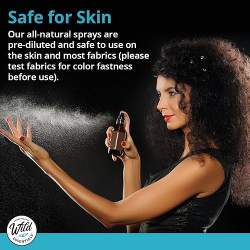 Wild Essentials All Natural Essential Oil Sprays, 2 Ounce, 60ml, Organic Witch Hazel, Aromatherapy, Made in USA - Image 6