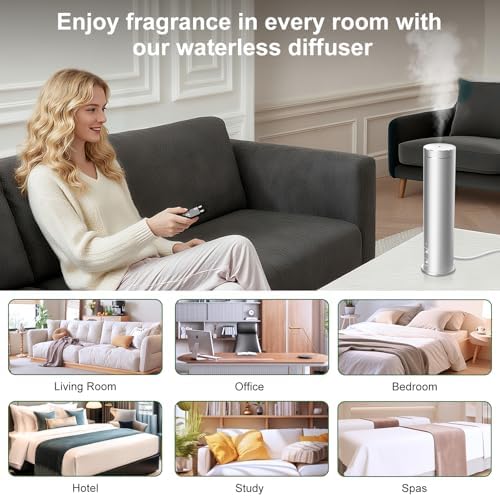 Waterless Essential Oil Diffuser for Large Room, 1000 Sq Ft Coverage - Image 7