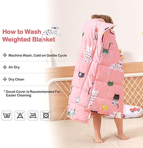 Sivio Cotton Weighted Blanket for Sleeping, 41"x60" 7 lbs - Image 6