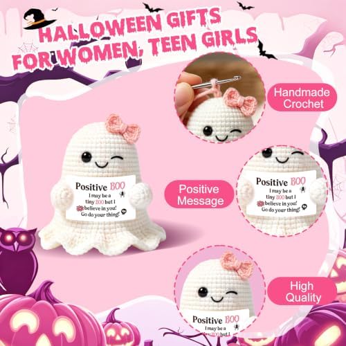 Pink Boo Basket Stuffers for Teens Girl Women, Halloween Spa Gift Basket - Image 5