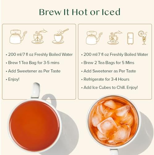 VAHDAM High Mountain Oolong Teabags(30 Count)High Grown, In Pyramid Teabags - Image 6