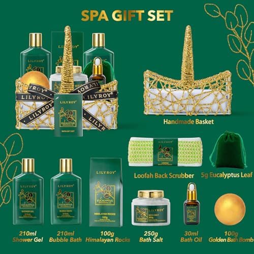 Spa Bath Gifts Set for Mom, 10Pcs Premium Spa Gift Baskets for Women & Men - Image 2