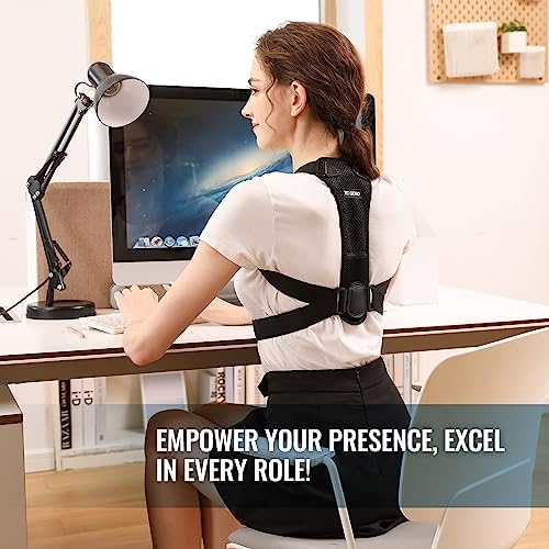 Fit Geno Posture Corrector, Back Support Brace with Lumbar for Men Women - Image 7