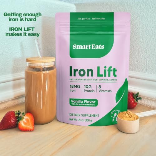 Smart Eats - Iron Powder | Highly Absorbed | Avoids Side Effects | Complete Nutrition: Protein, Vitamins, Fiber, Antioxidants | Makes Tasty Drinks & Shakes | Vegan | Vanilla Flavor | 15 Scoops - Image 7