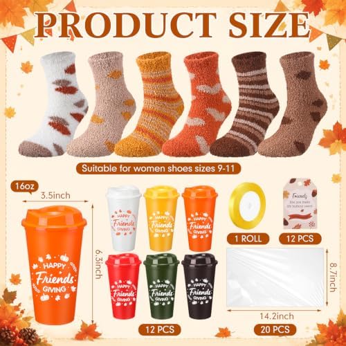 Glitopper 12 Sets/ 49 Pcs Friendsgiving Gifts for Women Thanksgiving Gifts - Image 2