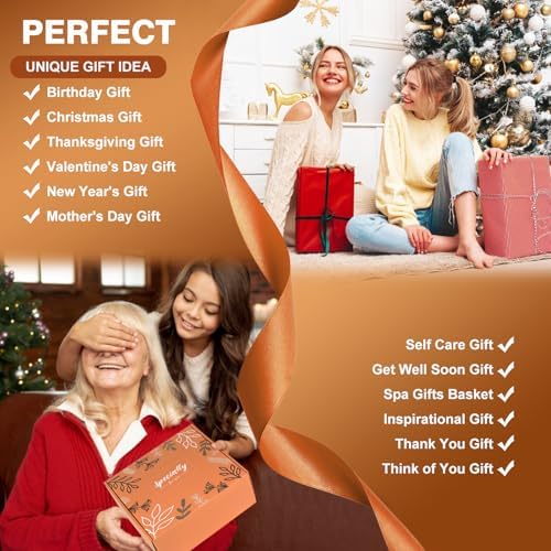 Cozy Fall Gifts Basket for Women,Unique Birthday Gifts for Mom Sister Friend Wife w/Fall Candle,FALL Home Decor,Self Care Get Well Spa Box,Thanksgiving,Halloween Christmas,Fall Decorations - Image 2