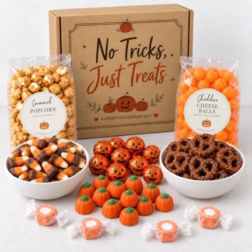 Halloween Candy & Snack Care Package Gift Box, Treats for Kids & Adults by GoodlandFarms