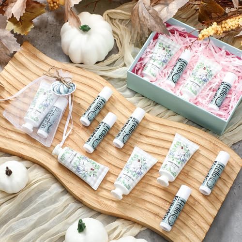 144 Pcs Fall Pumpkin Lip Balm Hand Cream Party Favor Gifts - Image 4