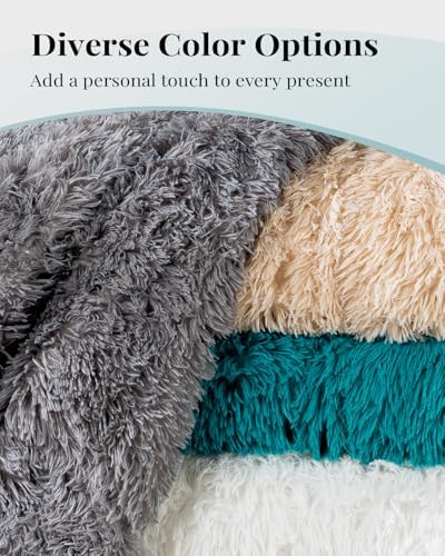 Topblan Weighted Blanket 20lbs, 60 x 80 Queen Full Size Faux Fur for Adults - Image 6