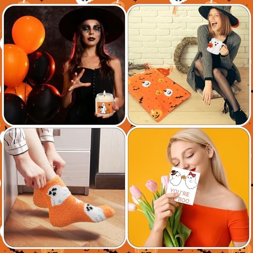 Vesici Boo Basket Stuffers for Women Cute, Halloween Basket Set Gift - Image 5