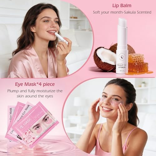 Gifts for Women Skin Care Set, 11 Pcs Skincare Kit For Women Gift Complete Travel -Size Spa Kit Skincare Gift Set Teens Birthday Galentines Day Party Favors Valentines Mothers Day Gift - Image 4