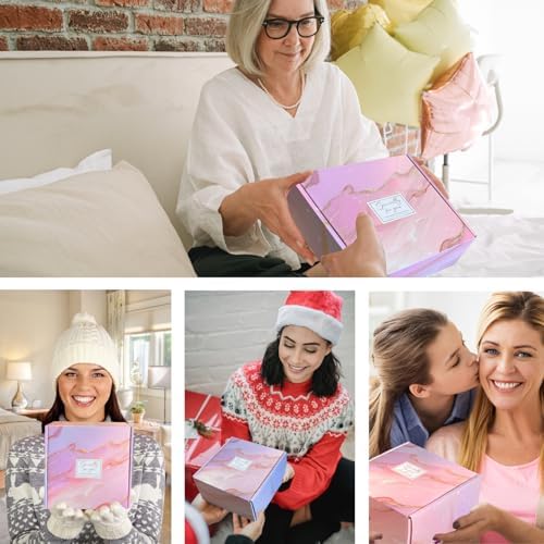 Happy Birthday Gifts for Women, 9pc Get Well Baskets, Pink Self Care Package Relaxing Spa Bath Thinking of You Gift Set for Gf Sister Friend Nurse Daughter Teacher Mother Christmas - Image 7