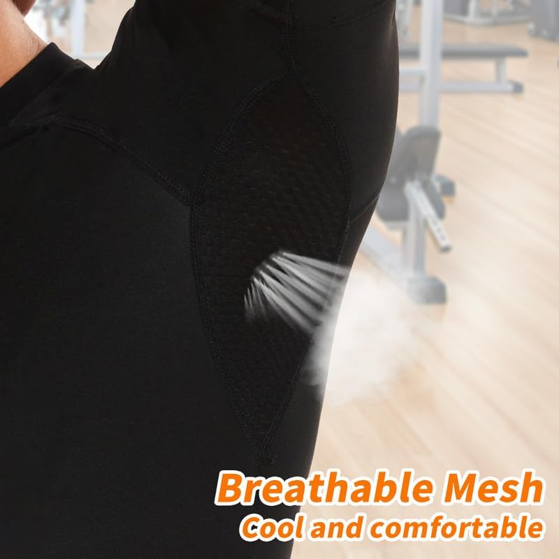 SHAPERIN Sauna Shirt for Men Sauna Tops Heat Trapping T-shirt Sauna Suit Workout Sweat Vest Body Shaper Gym Workout - Image 5