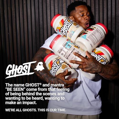 GHOST Whey Protein Powder, Chocolate Chip Cookies - 2.2LB, 25G of Protein - Image 6