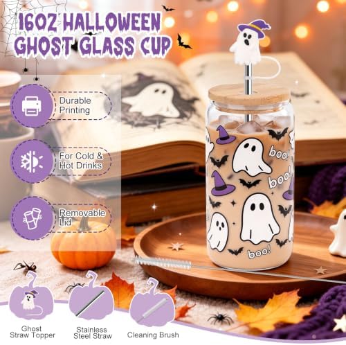 Purple Boo Basket Ideas, Halloween Boo Basket Stuffers for Women Teen Girls - Image 4