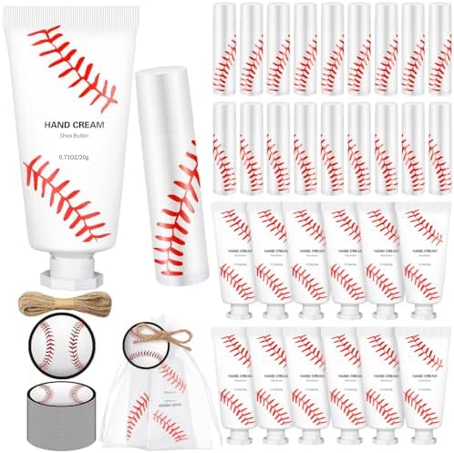 144 Pcs Baseball Lip Balm Hand Cream Party Favor Gifts by Heigble