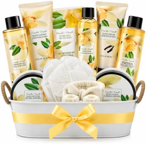 BODY & EARTH Gifts for Women Vanilla Spa Gifts Set 11PC by BODYEARTH