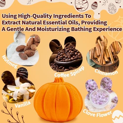 Halloween Bath Bombs Gifts for Women Men Pumpkin Spice Boo Basket Stuffers - Image 2