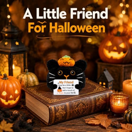 Halloween Boo Basket Stuffers For Women Men, Cute Halloween Black Cat Gifts - Image 6