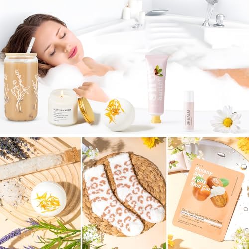 Self Care Gifts for Women Spa Gifts for Women Get Well Soon Gift Care Package, Christmas Mothers Day Relaxing Spa Gift Baskets, Feel Better Inspirational Thinking of You Box for Mom Her Sister Friends - Image 6