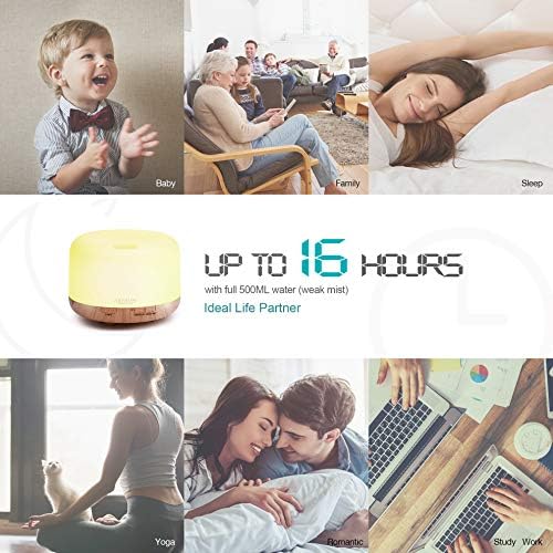ASAKUKI Smart Wi-Fi Essential Oil Diffuser, 500ml App Control Humidifier - Image 6