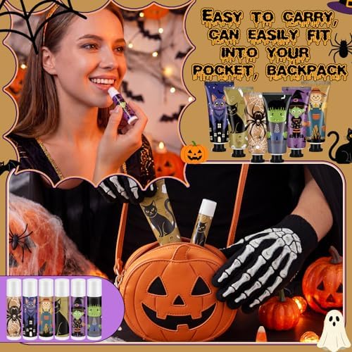 24 Pack Halloween Hand Cream and Lip Balm Gifts Sets for Women Bulk - Image 3